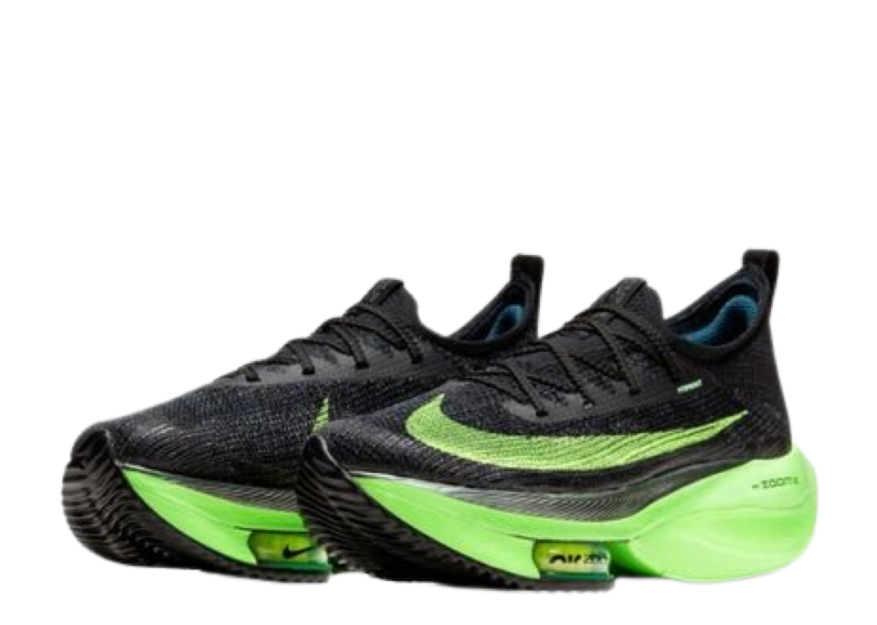 Nike Air Zoom Alphafly NEXT% Black Electric Green - photo 2