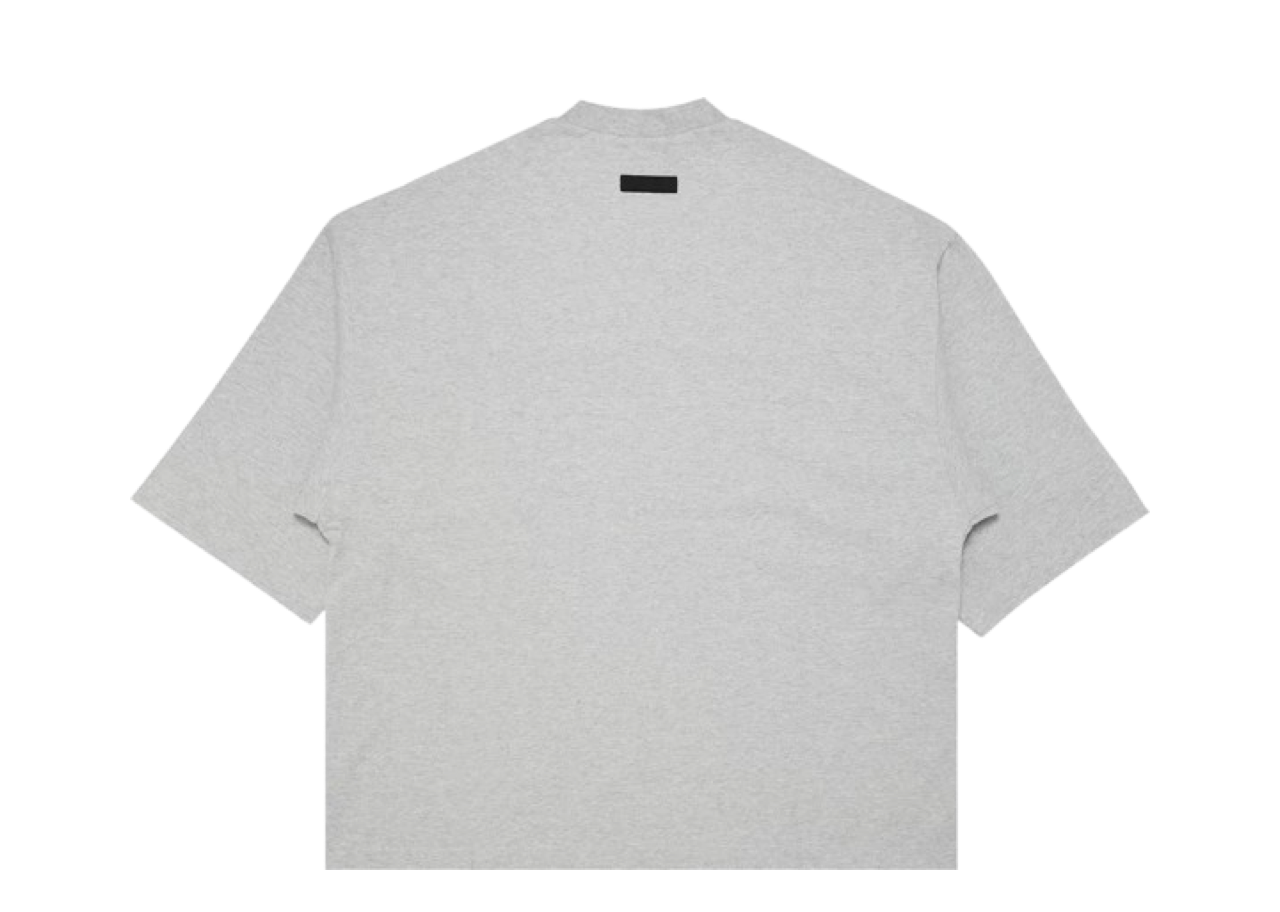 Fear of God Essentials Heavy Jersey Football Tee Light Heather Grey - photo 2