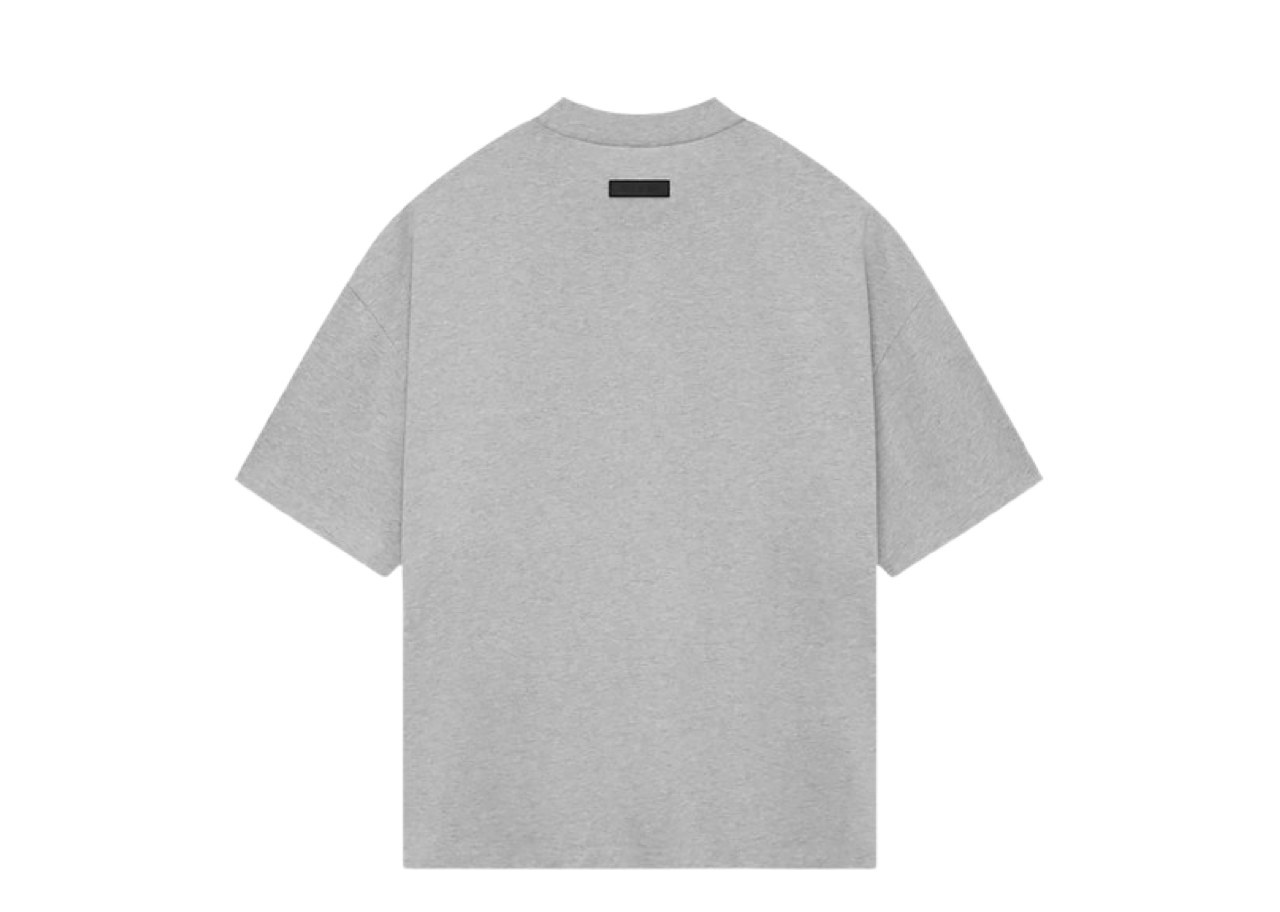 Fear of God Essentials Heavy Jersey Crewneck T-Shirt Light Heather Grey - photo 2