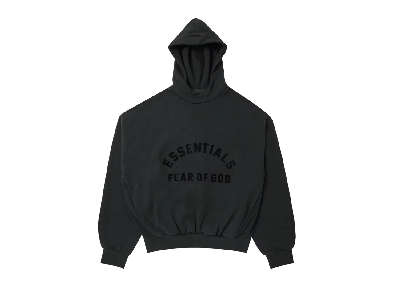 Fear of God Essentials Hoodie Jet Black