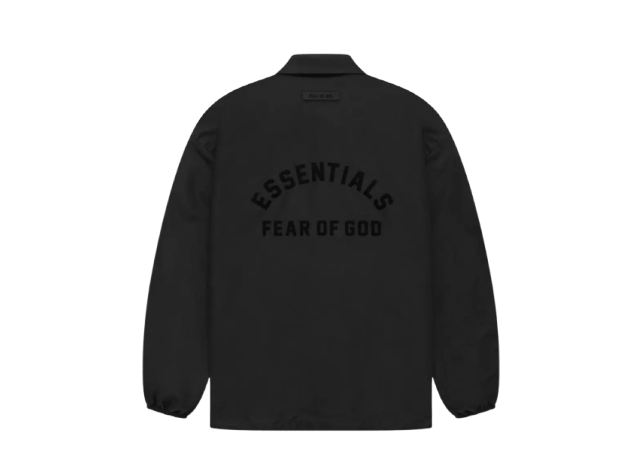 Fear of God Essentials Coaches Jacket 'Black' - photo 2