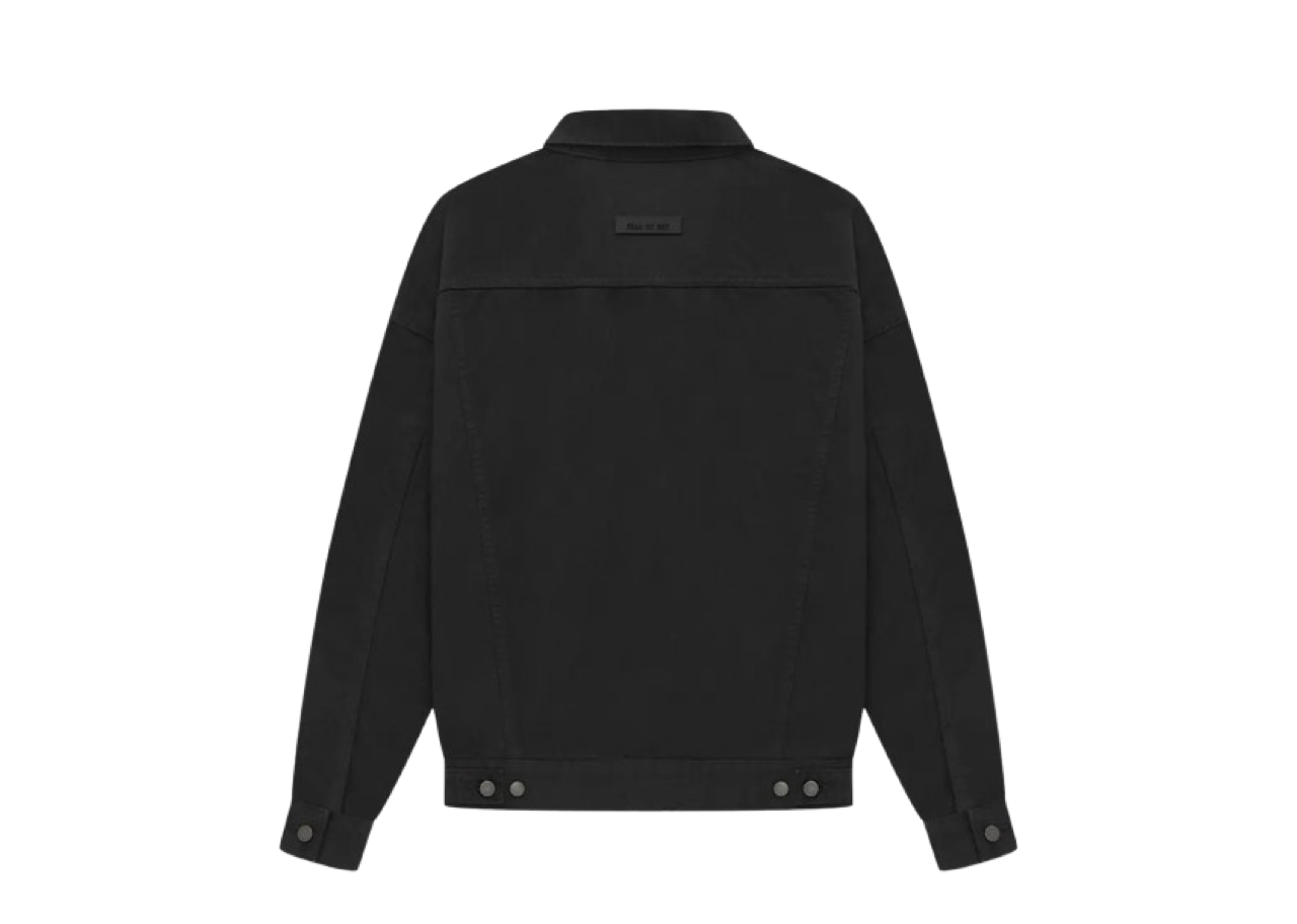 Fear of God Essentials Denim Jacket 'Black' - photo 2