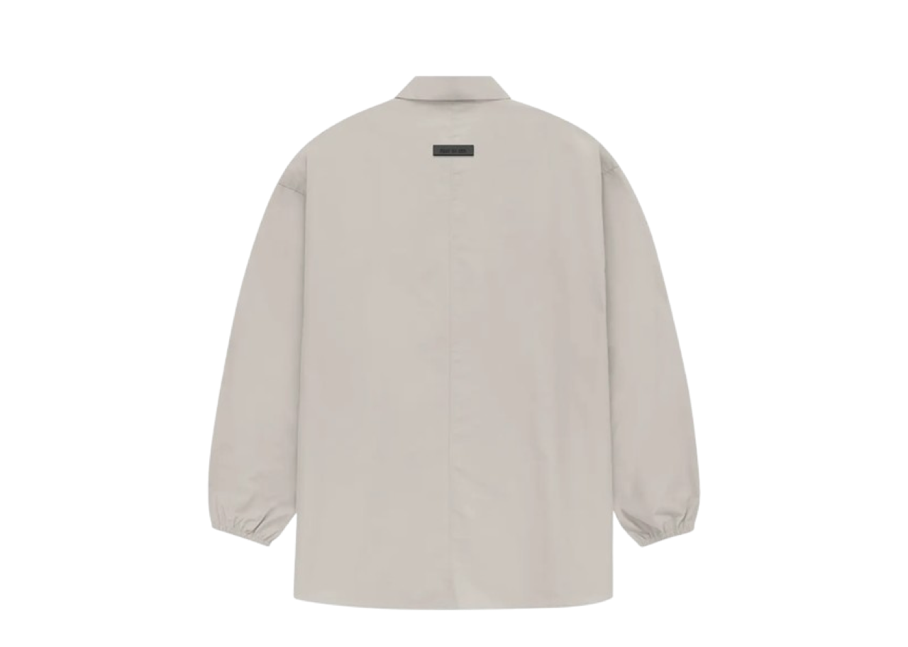 Fear of God Essentials Button Down Shirt 'Silver Cloud' - photo 2