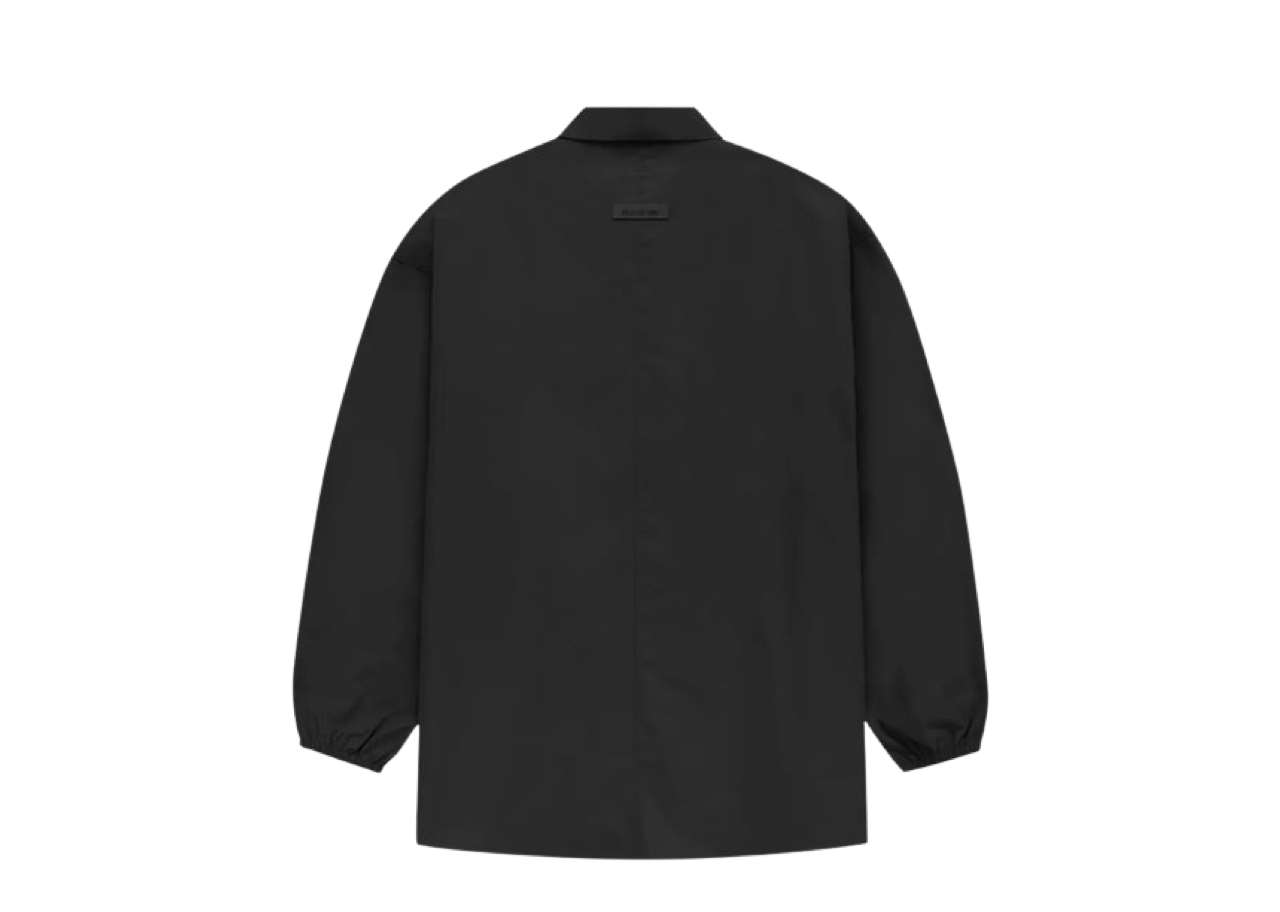 Fear of God Essentials Button Down Shirt 'Jet Black' - photo 2