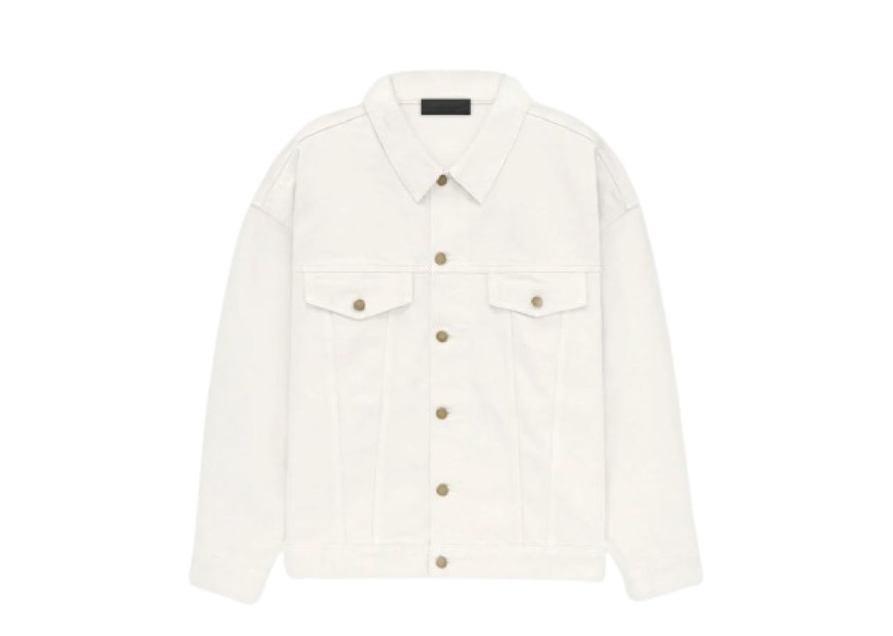 Fear of God Essentials Denim Jacket 'Cloud Dancer'