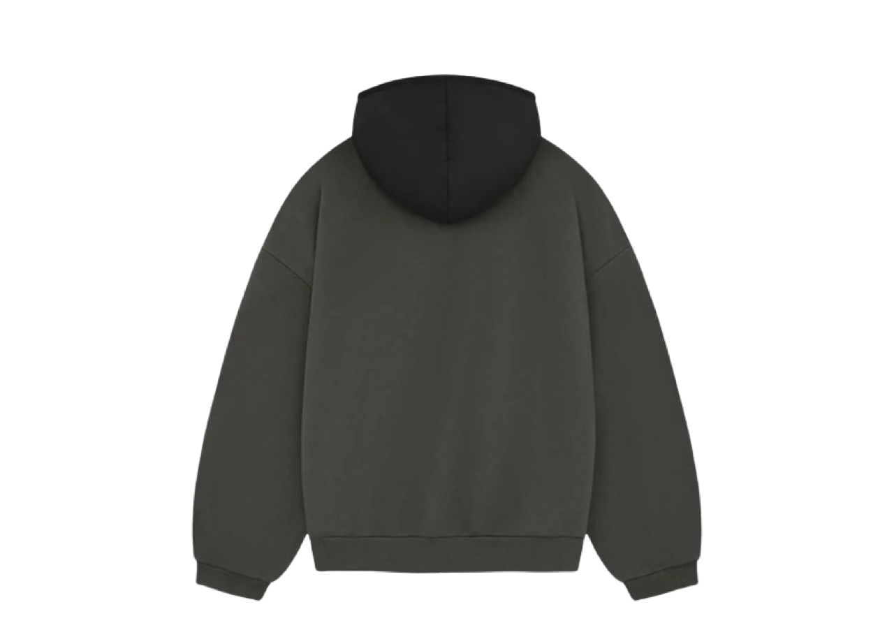 Fear of God Essentials Nylon Fleece Hoodie Ink/Jet Black - photo 2