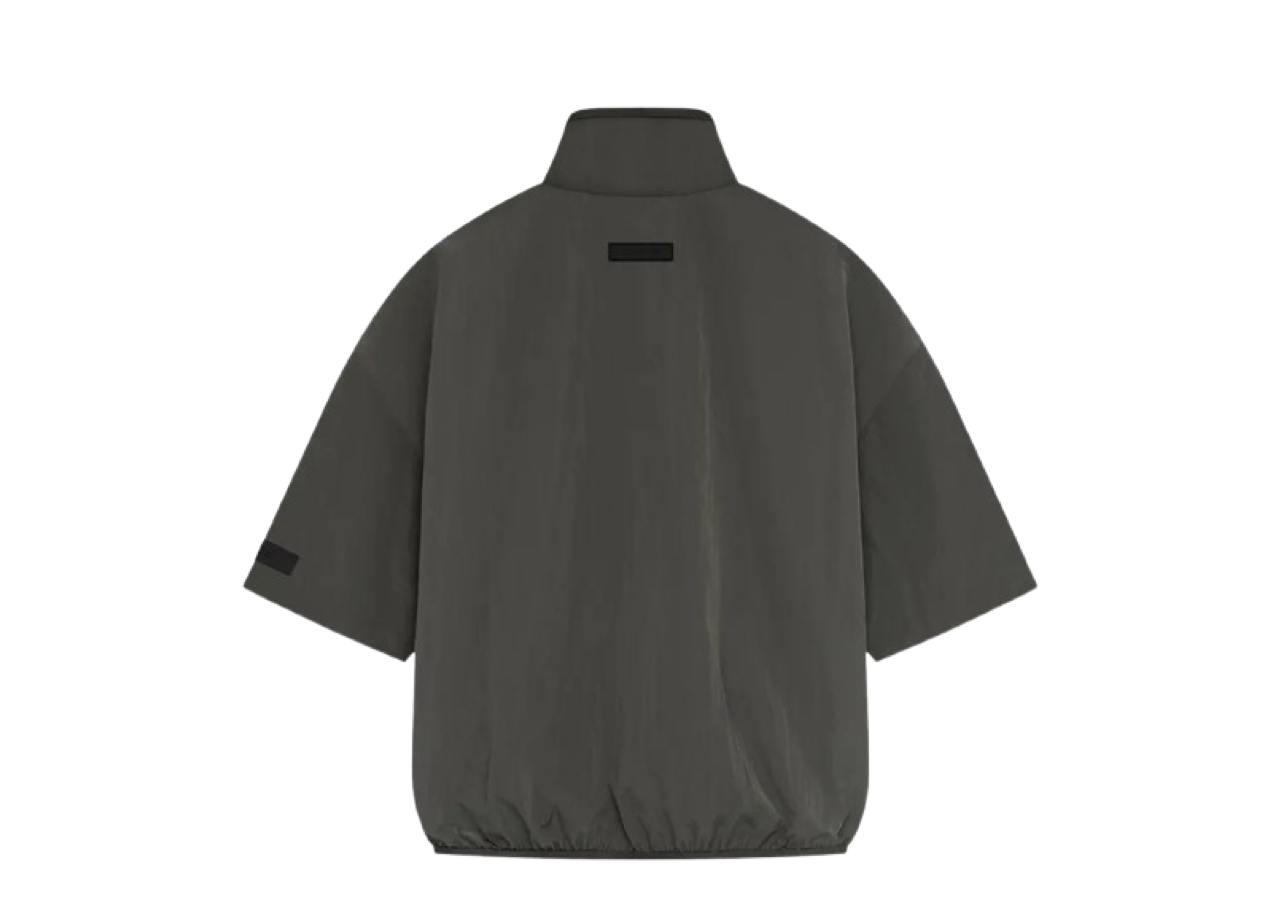 Fear of God Essentials Half Zip Mockneck Shirt 'Ink' - photo 2