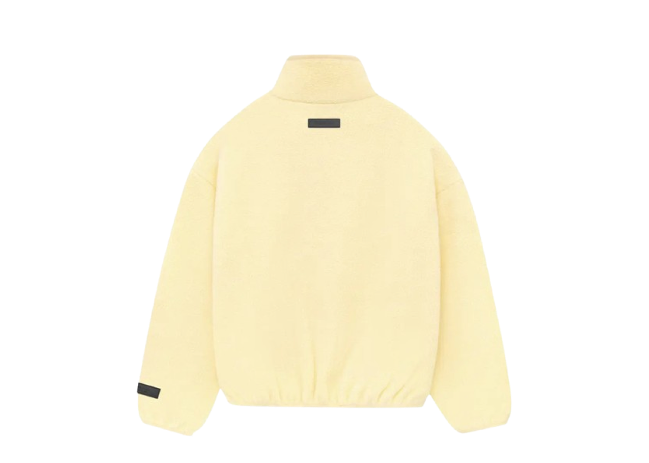 Fear of God Essentials Nylon Half Zip Mockneck 'Garden Yellow' - photo 2