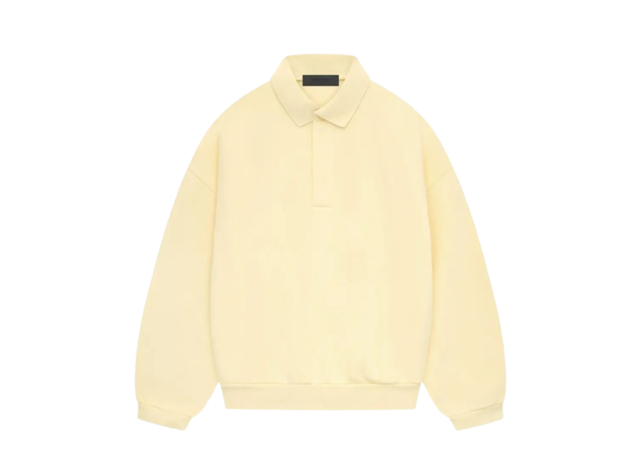 Fear of God Essentials Long-Sleeve Polo Garden Yellow