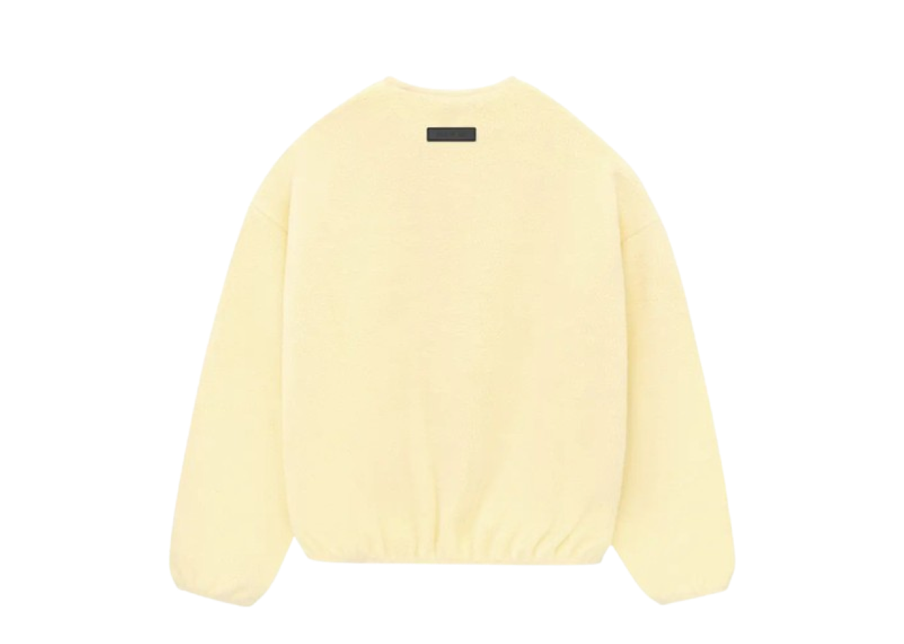 Fear of God Essentials Polar Fleece Crewneck Garden Yellow - photo 2