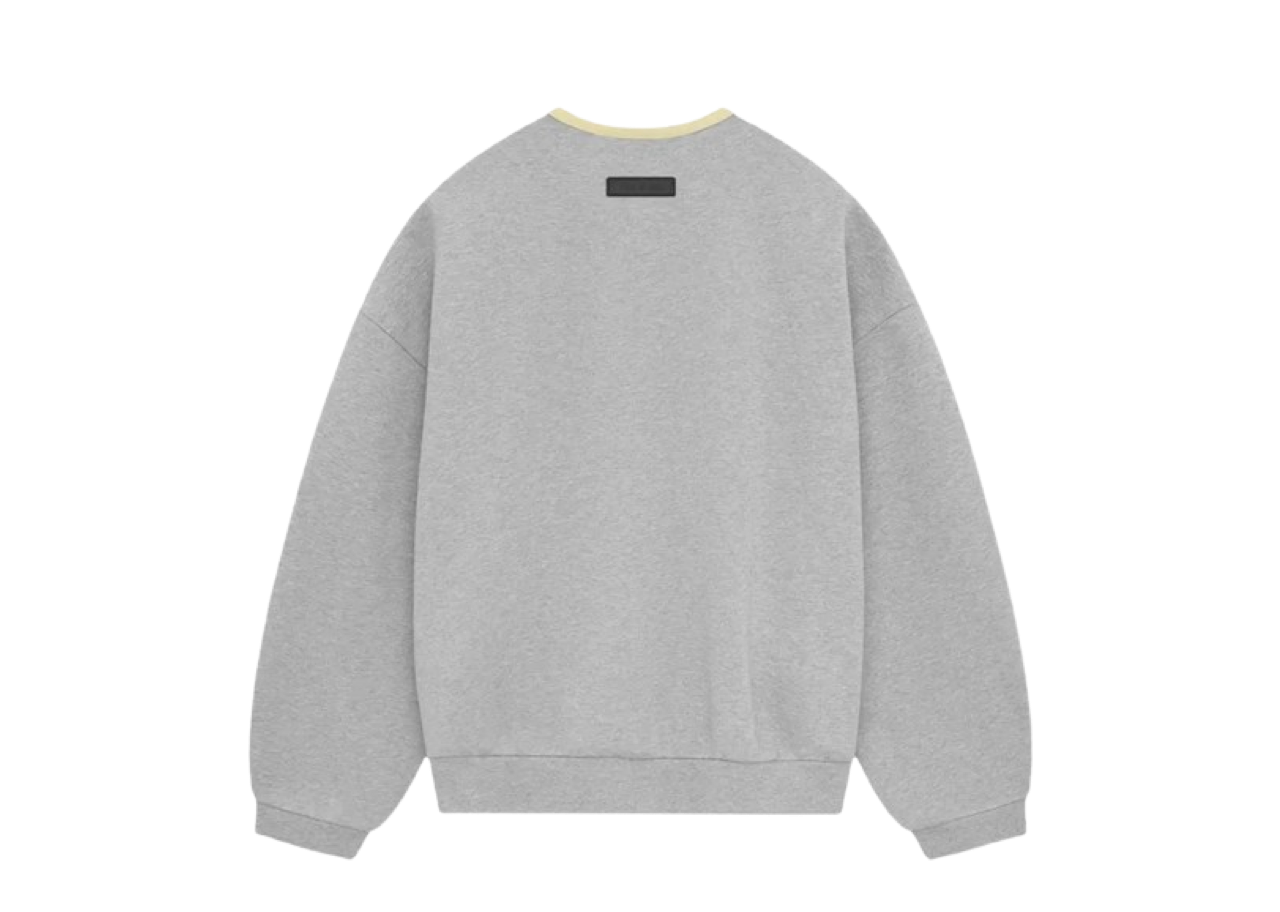 Fear of God Essentials Crewneck Sweatshirt Light Heather Grey - photo 2