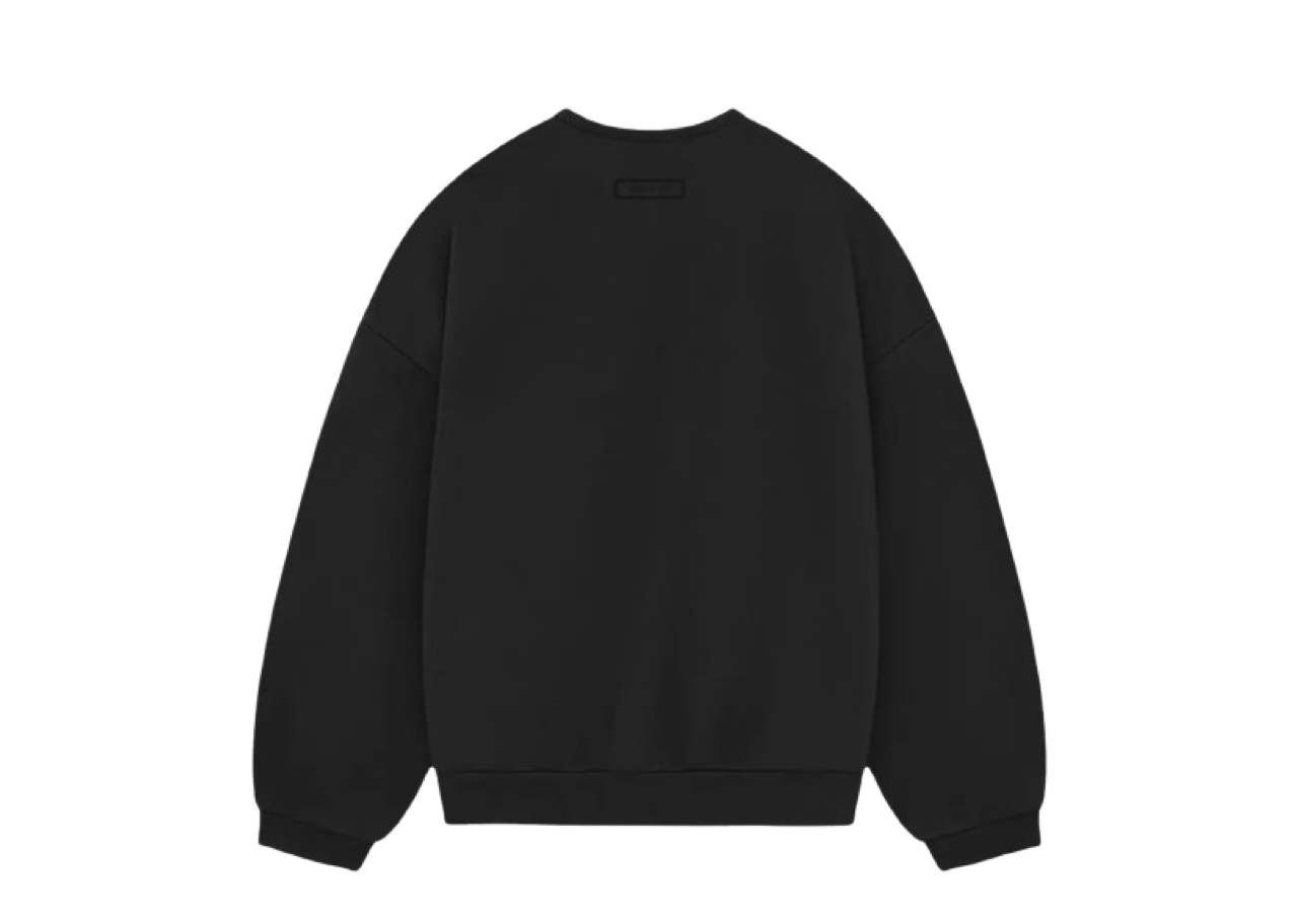 Fear of God Essentials Crewneck Sweatshirt Jet Black - photo 2