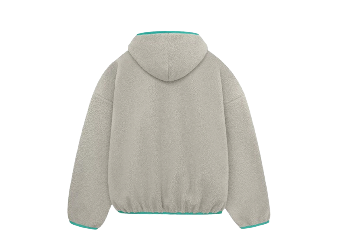 Fear of God Essentials Polar Fleece Pullover Hoodie Seal - photo 2