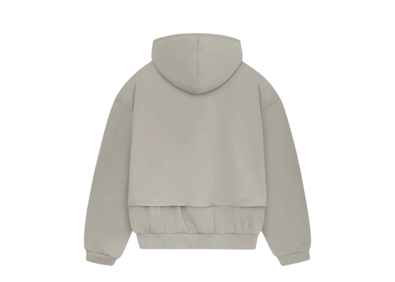 Fear of God Essentials Nylon Fleece Hooded Sweater Seal/Seal - photo 2