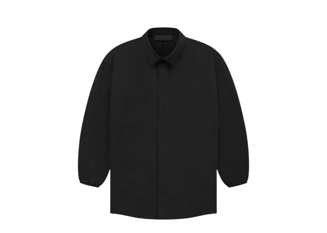 Fear of God Essentials Button Down Shirt 'Black'