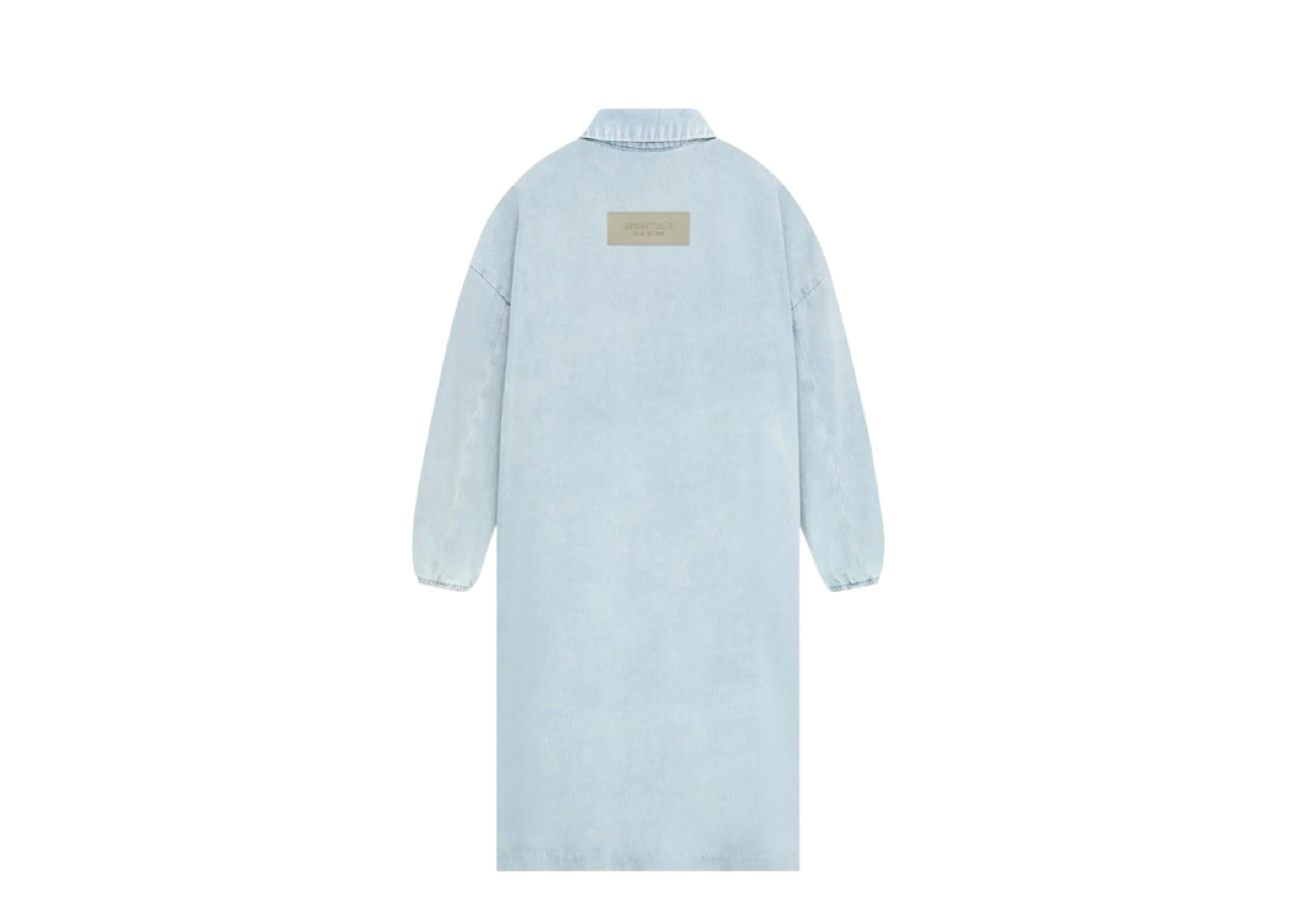Fear of God Essentials Car Coat Light Washed Denim - photo 2
