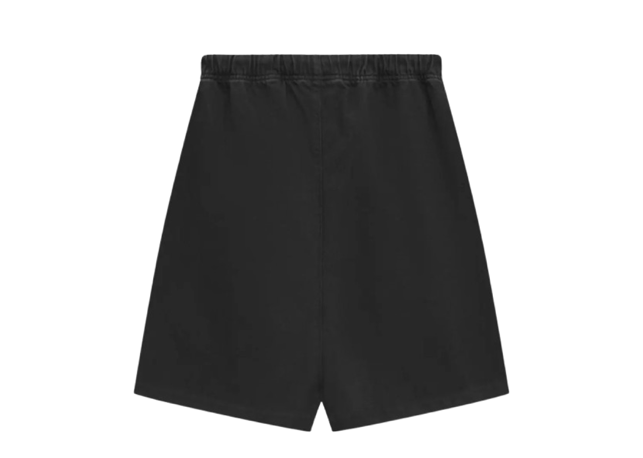 Fear of God Essentials Denim Relaxed Shorts 'Overdye Black Denim' - photo 2