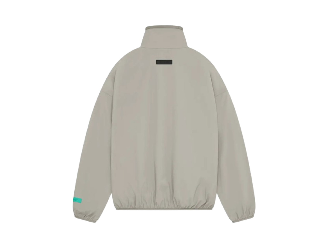Fear of God Essentials Nylon Half Zip Mockneck 'Seal' - photo 2