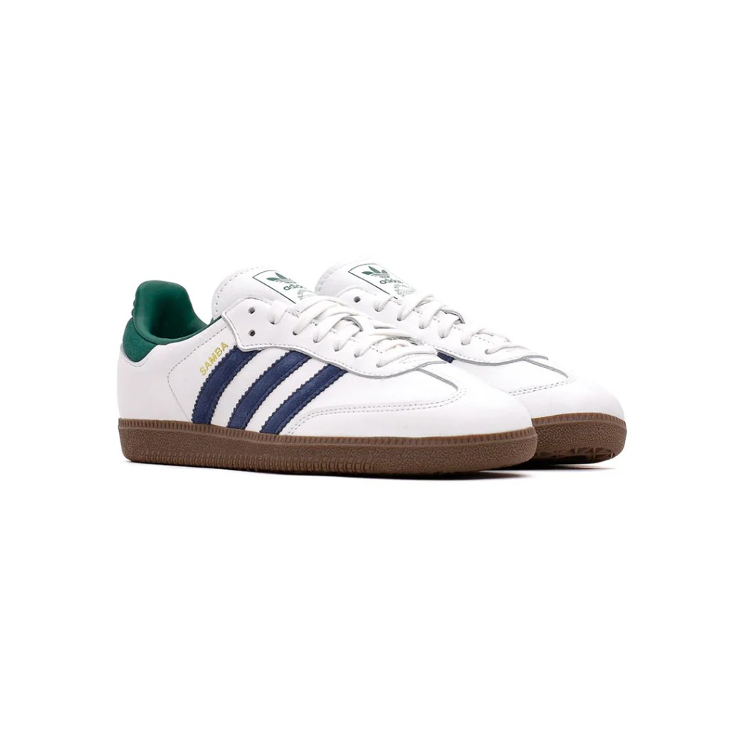 Adidas Samba OG White Navy Collegiate Green - photo 3