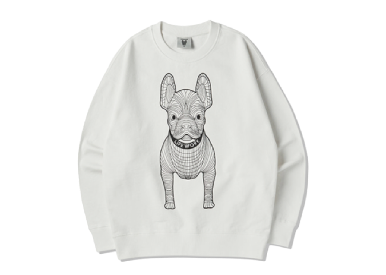 Lifework Big Radog Sweatshirt Off White