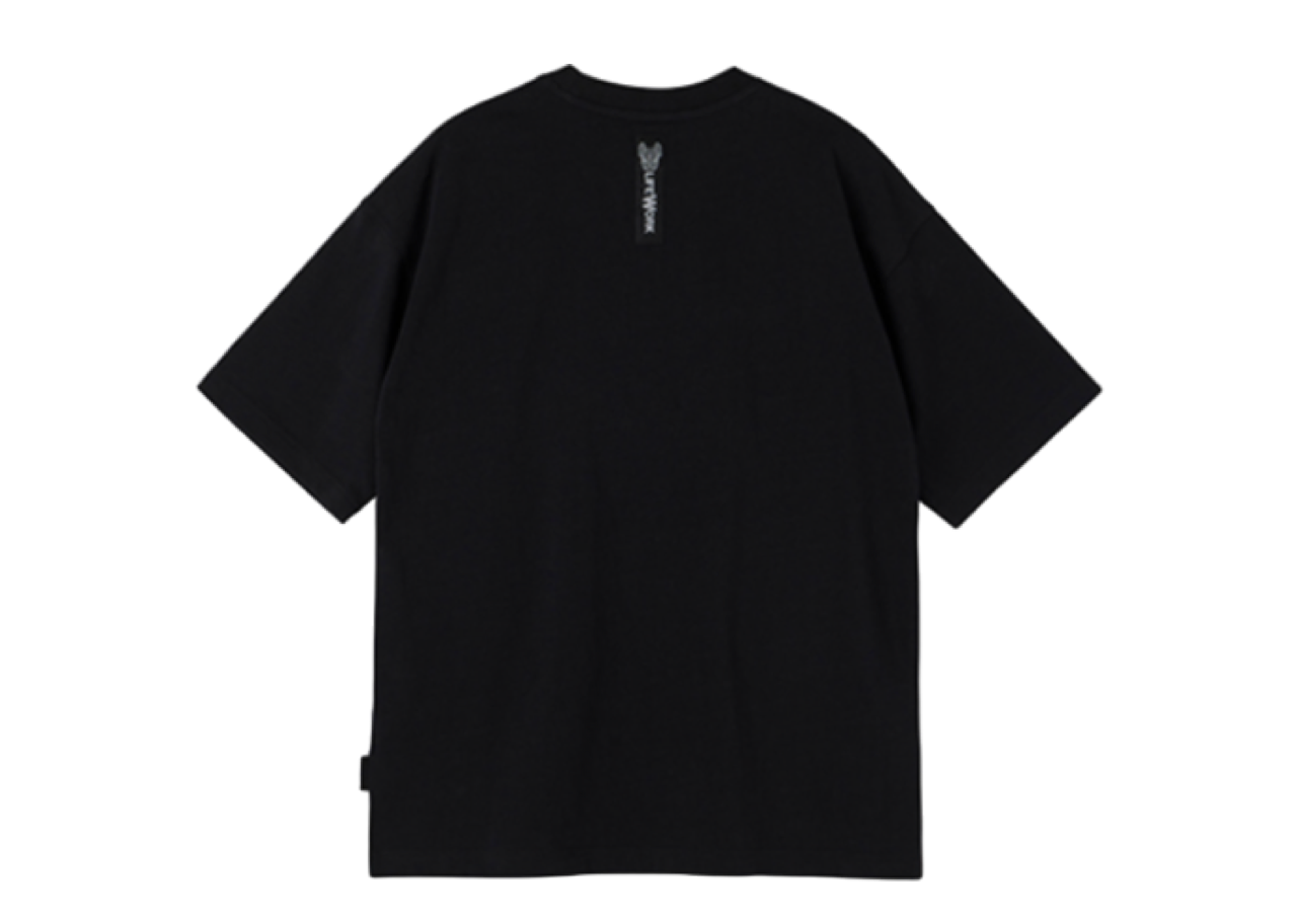 Lifework Snapback Hipdog Applique T-Shirt Black - photo 2