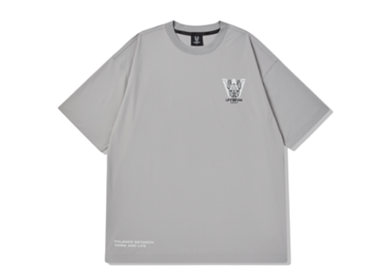 Lifework Venturi Radog T-Shirt Light Grey