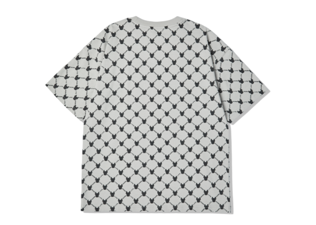 Lifework Monogram Pattern Tee Light Grey - photo 2