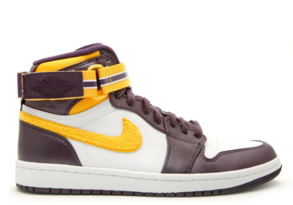 Air Jordan 1 Retro High Strap Grand Purple Varsity Maize