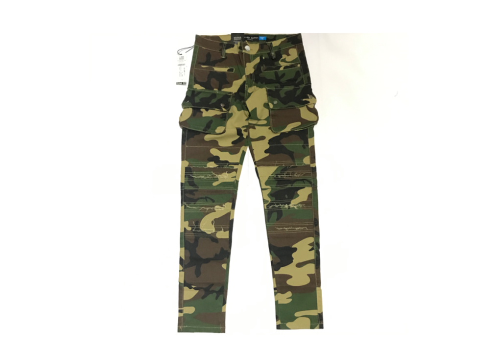 Hyperdenim Woodland Camo Cargo Pants