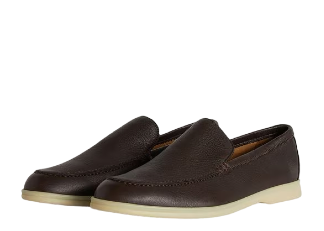 Loro Piana Summer Walk Loafers Ultra Dark Brown - photo 2