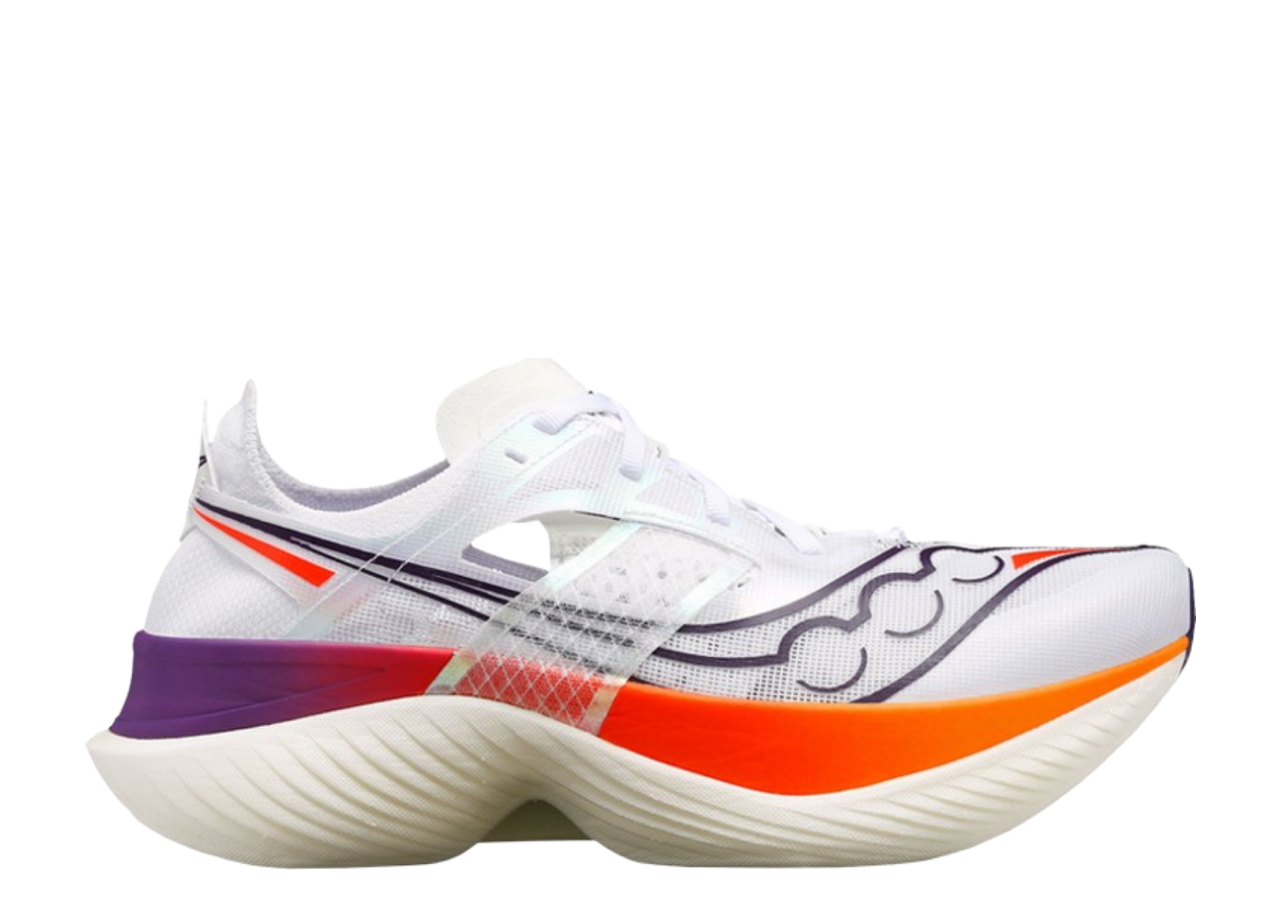 Saucony Endorphin Elite White ViZiRed