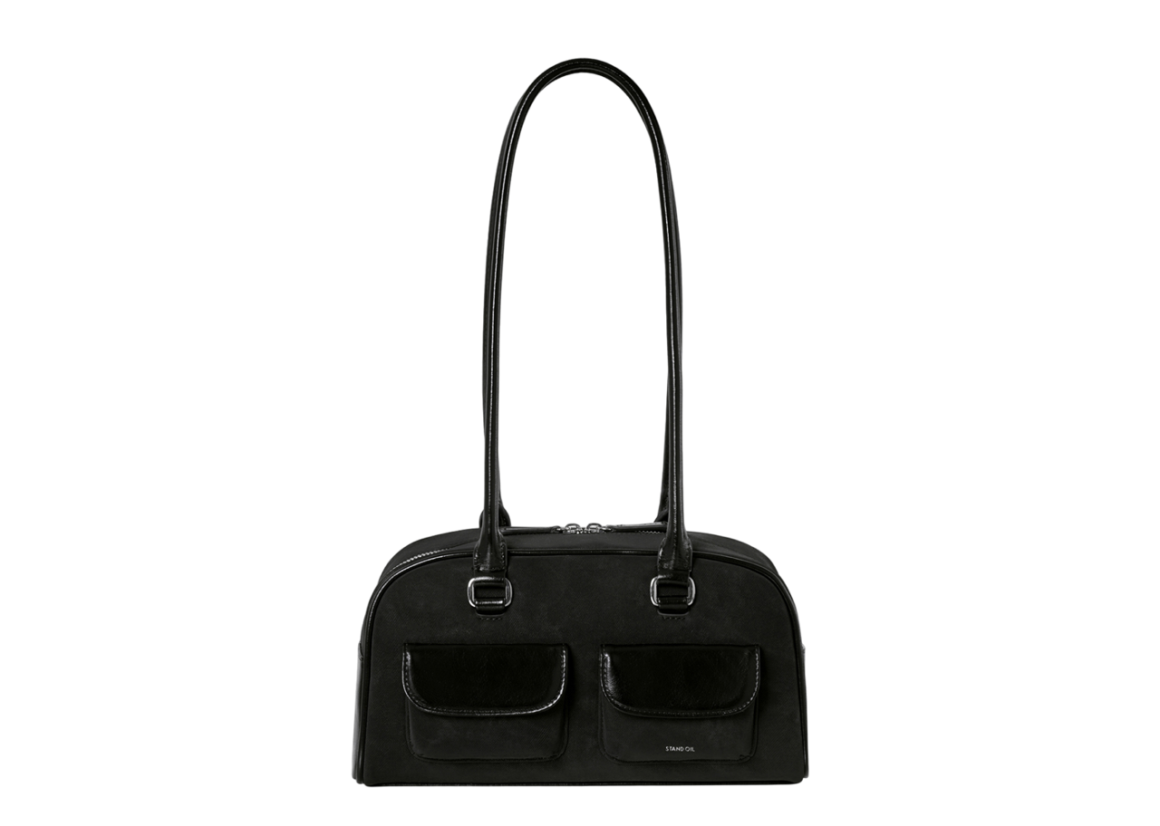 Stand Oil Chubby Bag Black Combi