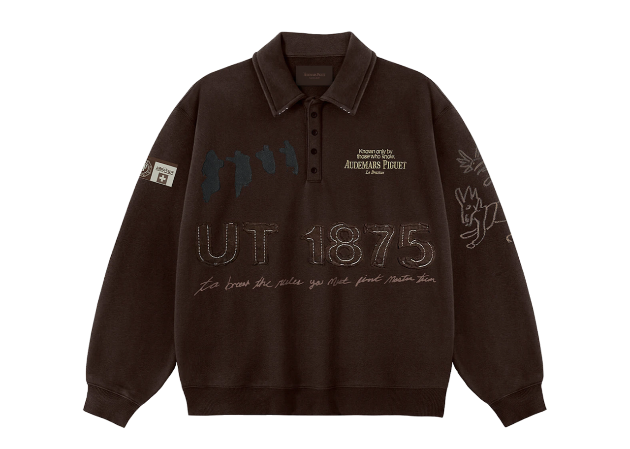 Travis Scott CJ x Audemars Piguet Rugby Sweater Dark Brown