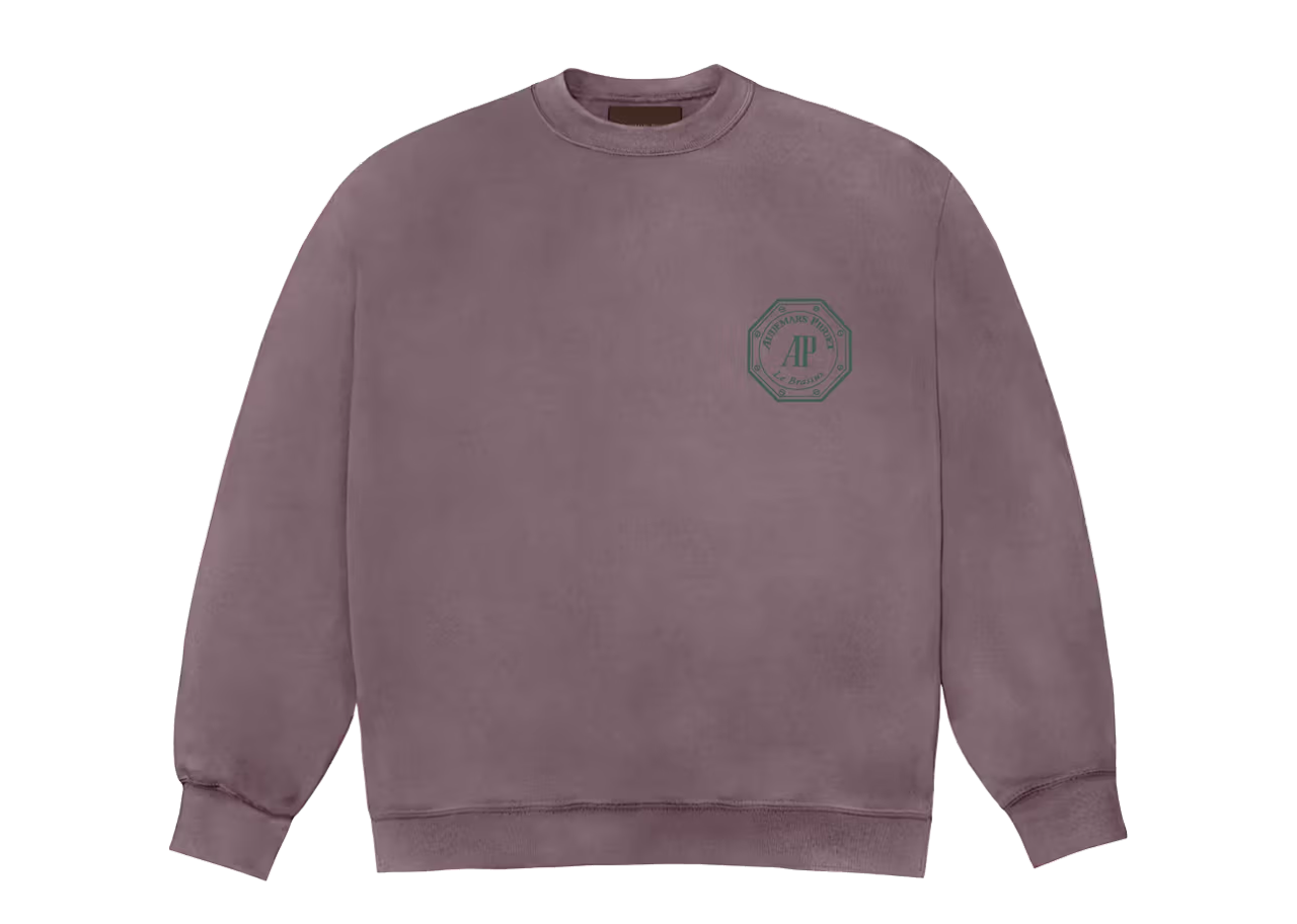 Travis Scott CJ x Audemars Piguet Logo II Crewneck Purple - photo 2