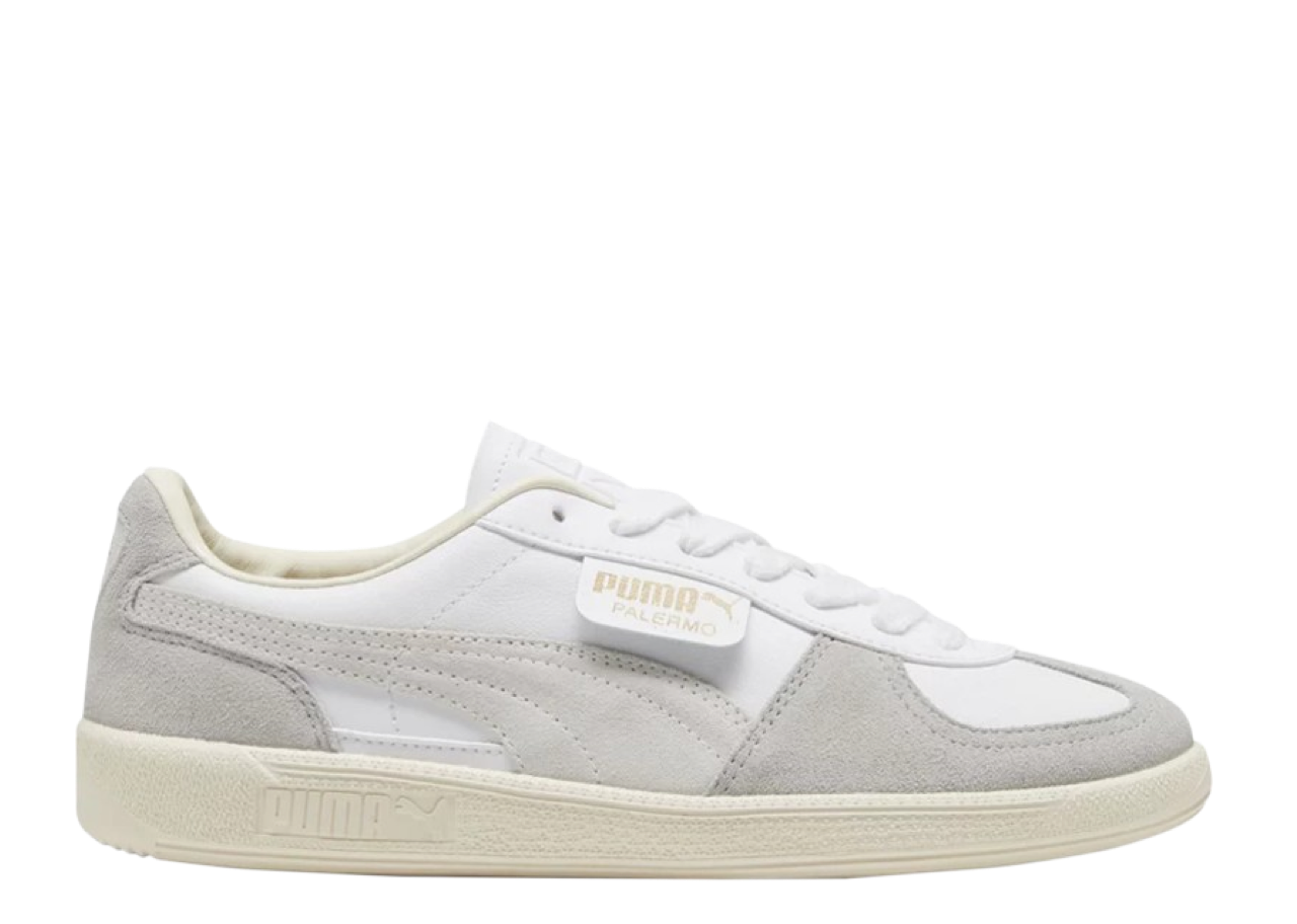 Puma Palermo Leather White Cool Light Grey