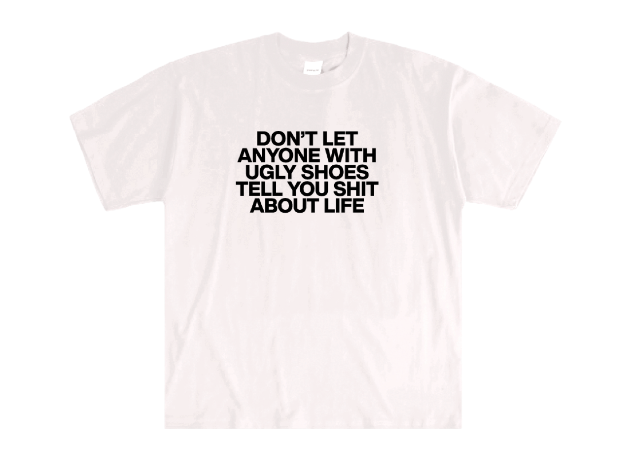 Kick Avenue Official Merchandise Quotes T-shirt White
