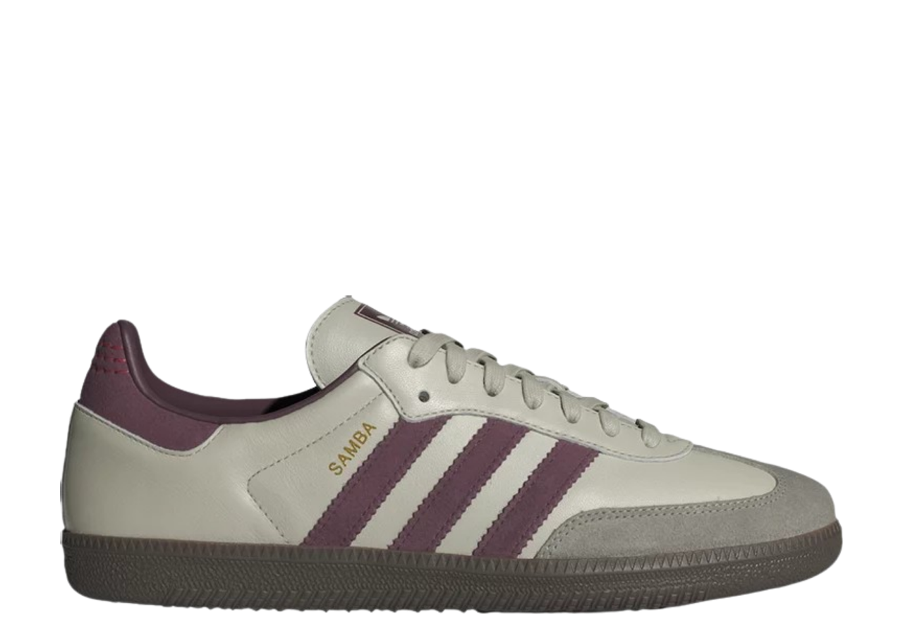 Adidas Samba OG Putty Grey Maroon