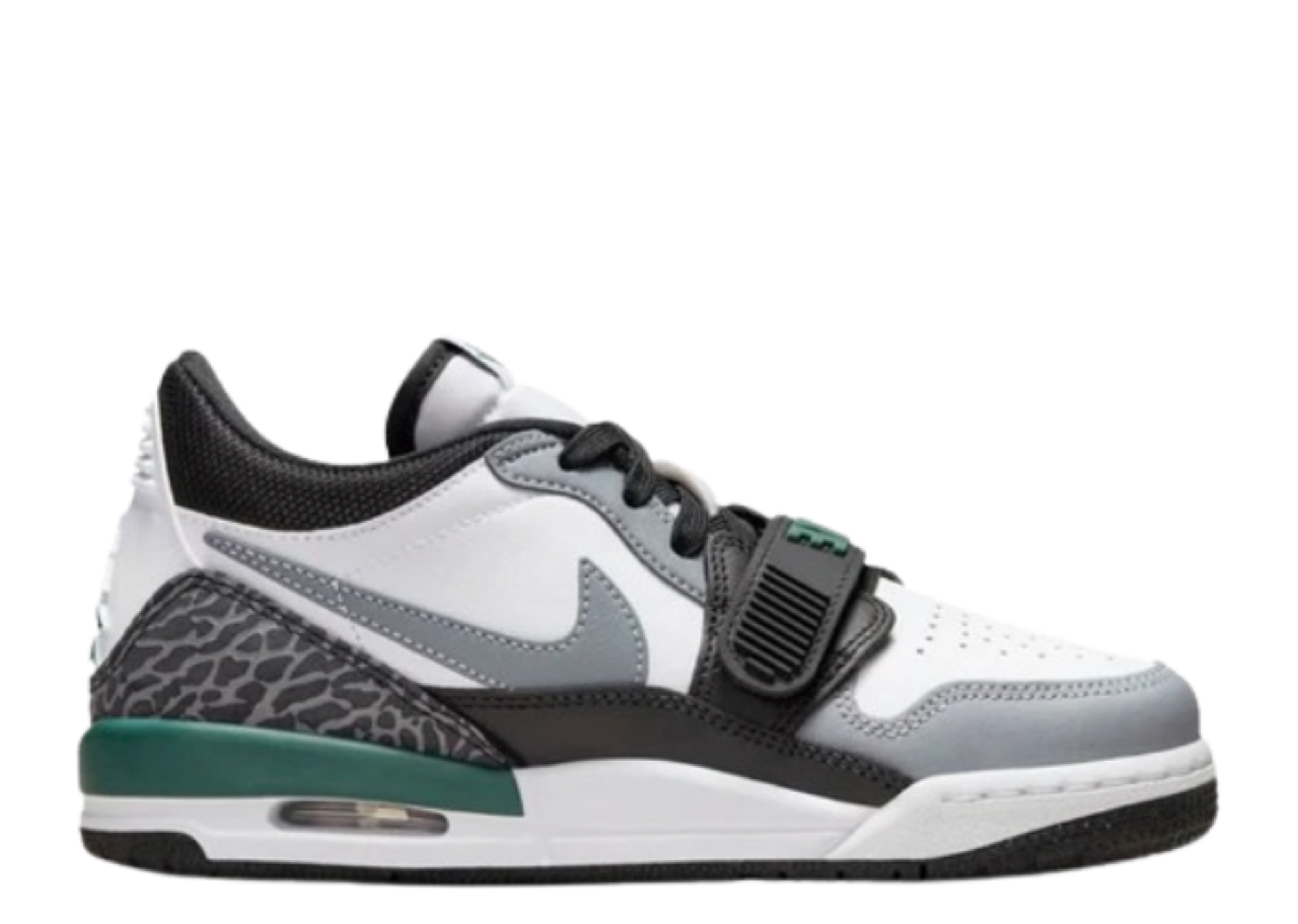 Air Jordan Legacy 312 Low White Black Oxidised Green (Grade School)