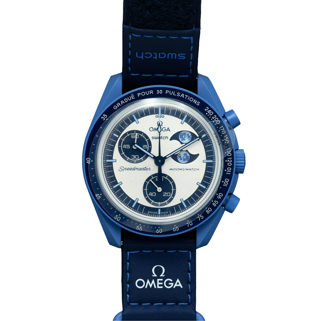 Omega X Swatch Moonswatch Mission To The Super Blue Moonphase Ref: So33N700