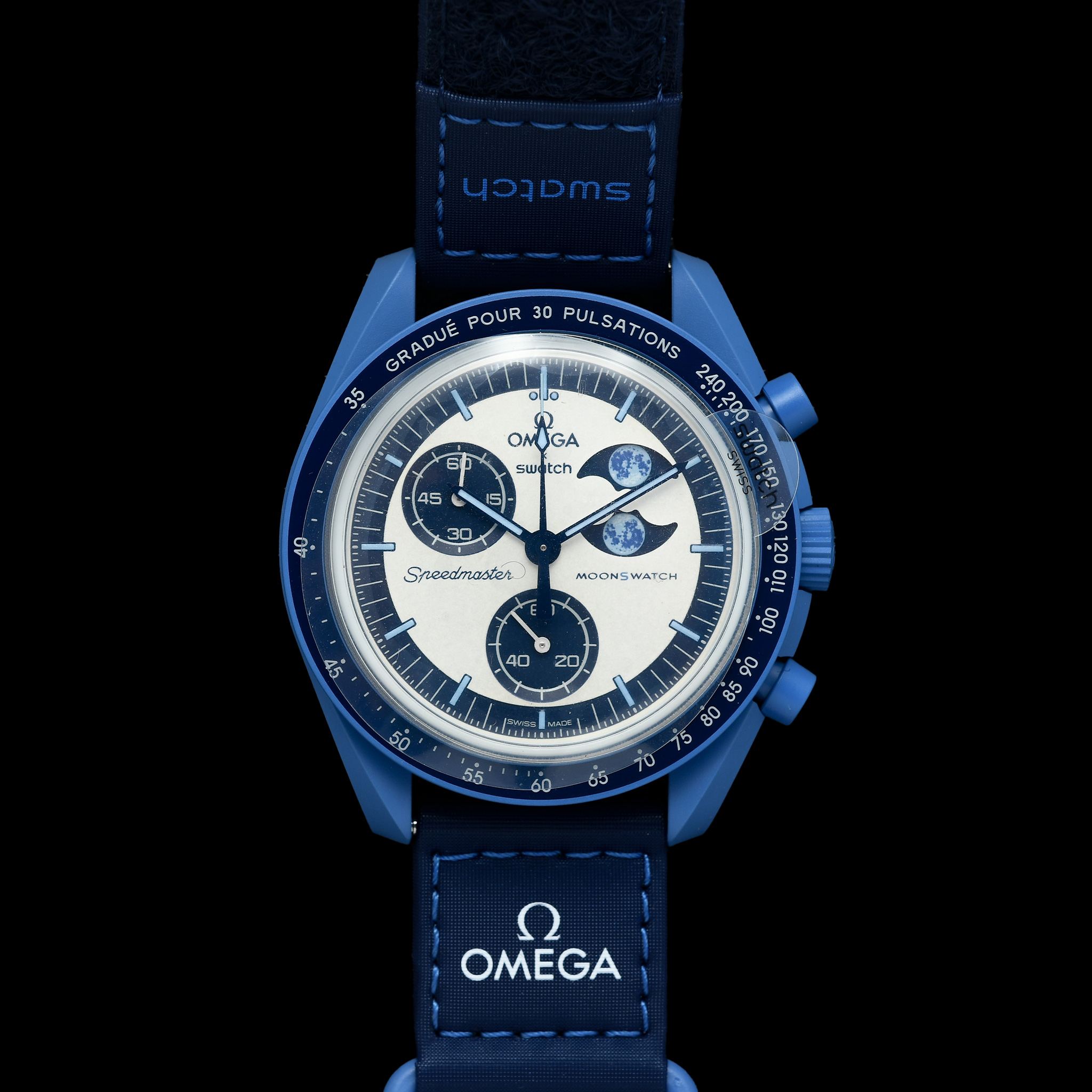 Omega X Swatch Moonswatch Mission To The Super Blue Moonphase Ref: So33N700 - photo 2