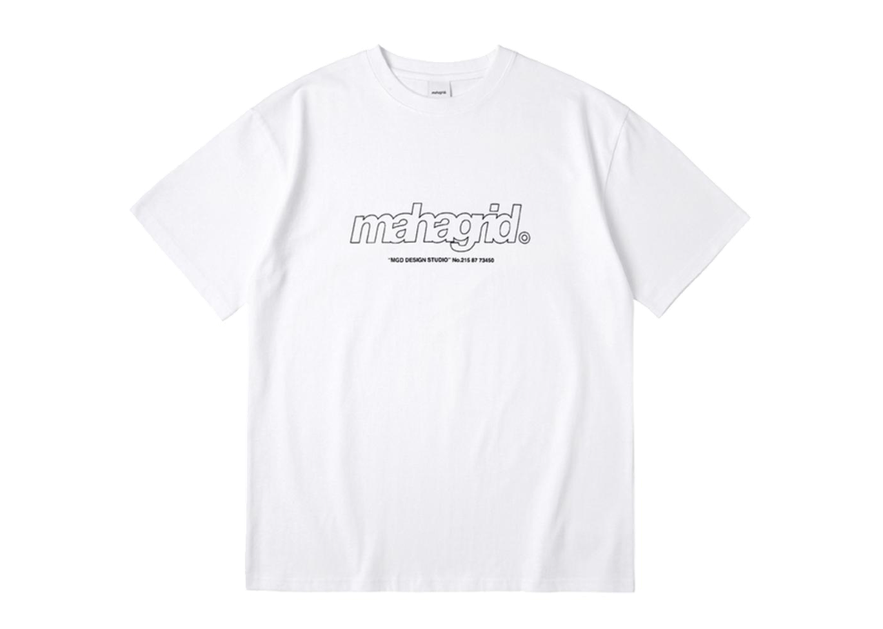 Mahagrid Third Logo Tee White