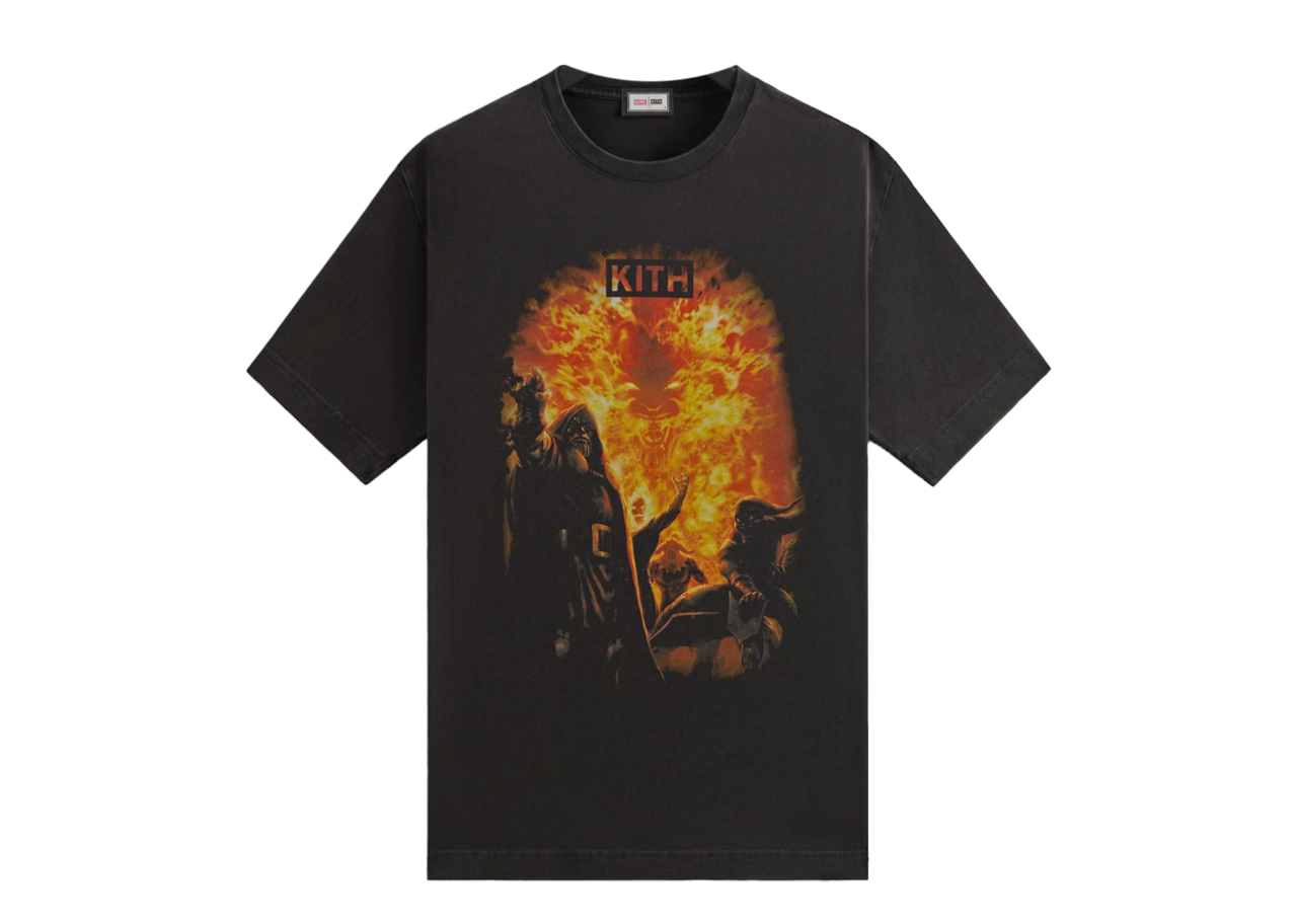 Kith x Marvel Villains Vintage Tee Black