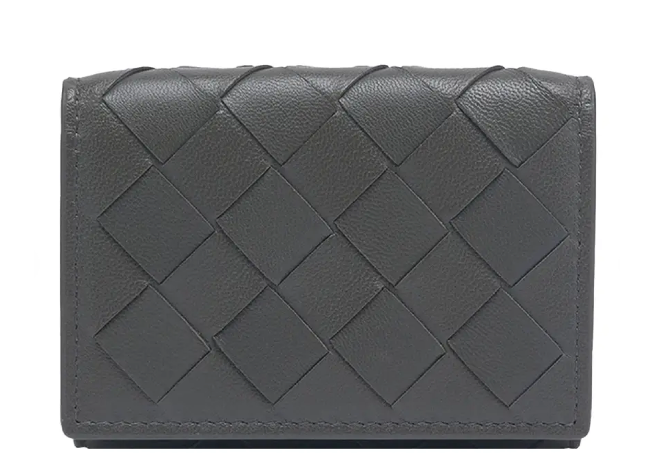 Bottega Veneta Intrecciato Trifold Wallet