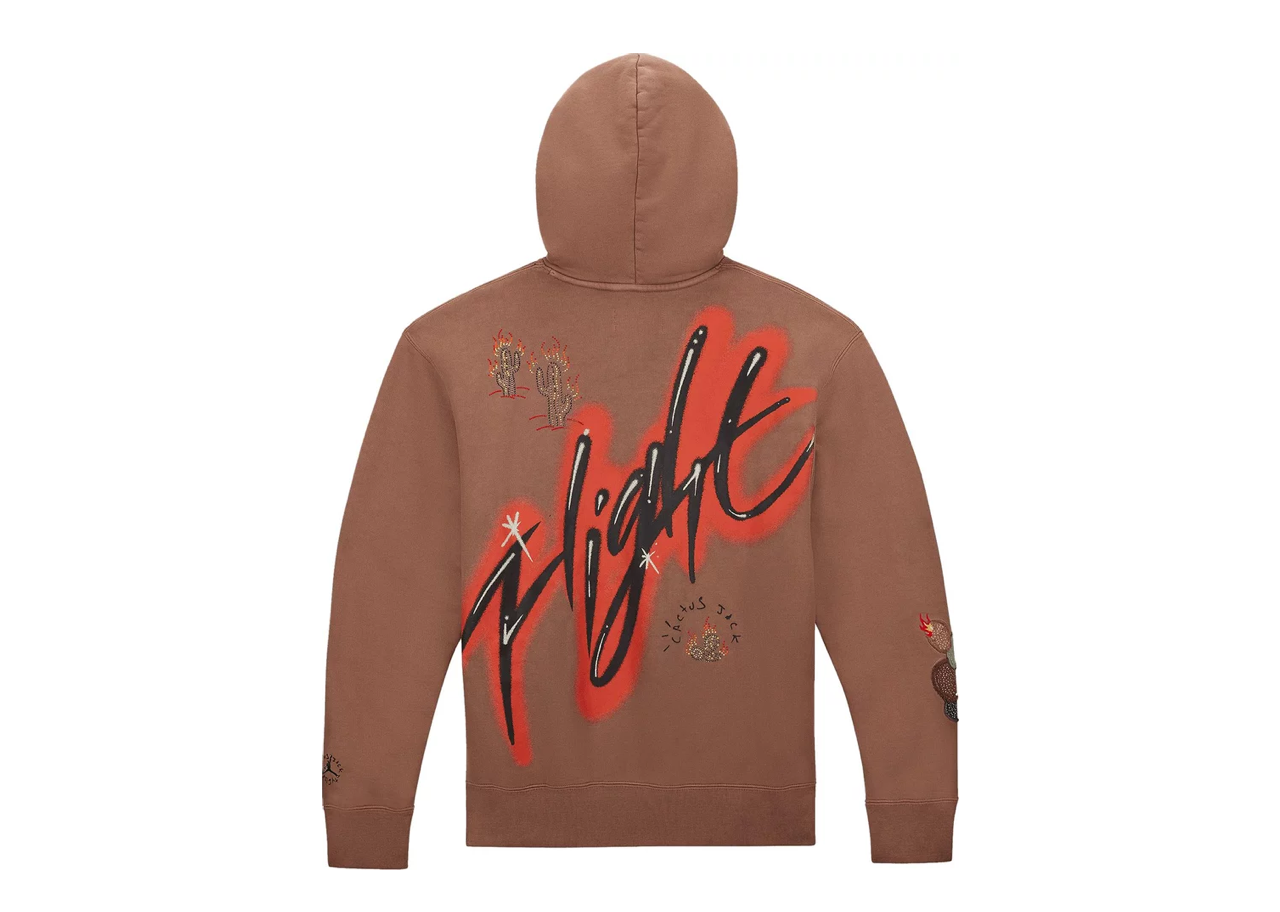 Air Jordan x Travis Scott Hoodie Archaeo Brown - photo 2