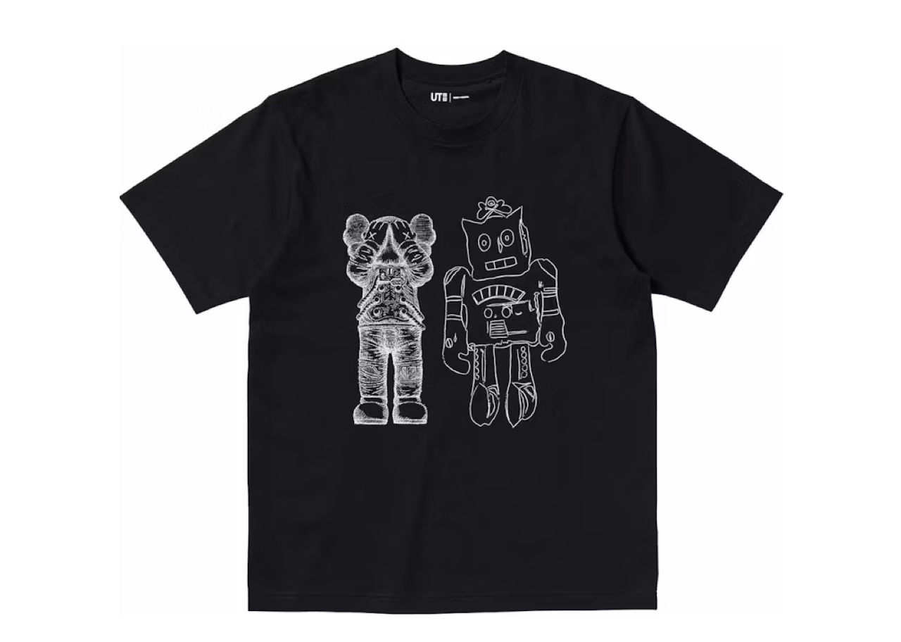 Uniqlo X Kaws Warhol UT Black