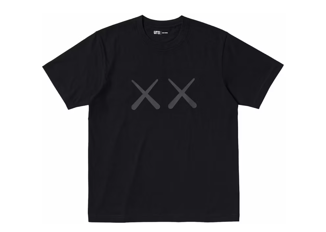 Uniqlo X Kaws Warhol UT Logo Andy Black