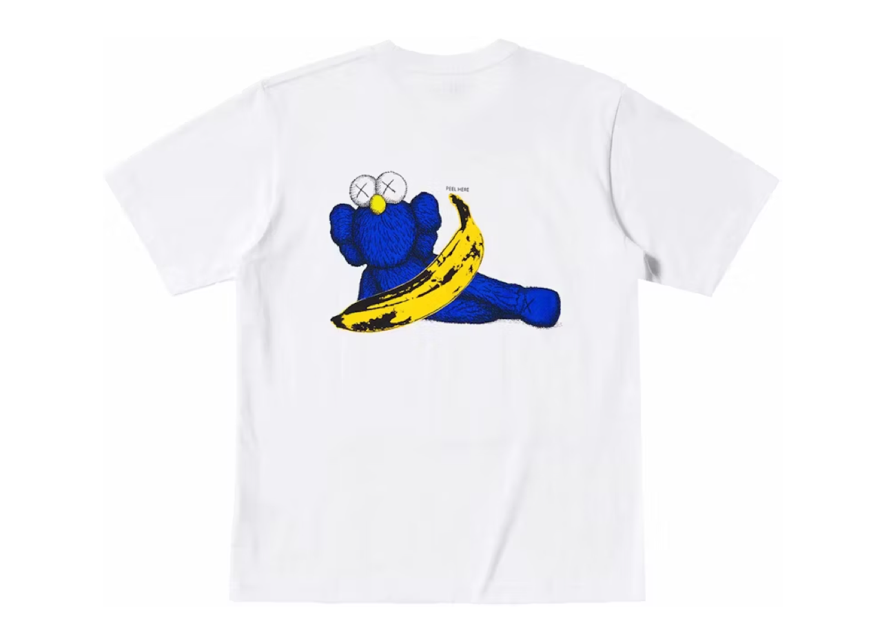 Uniqlo X Kaws Warhol UT White Banana - photo 2