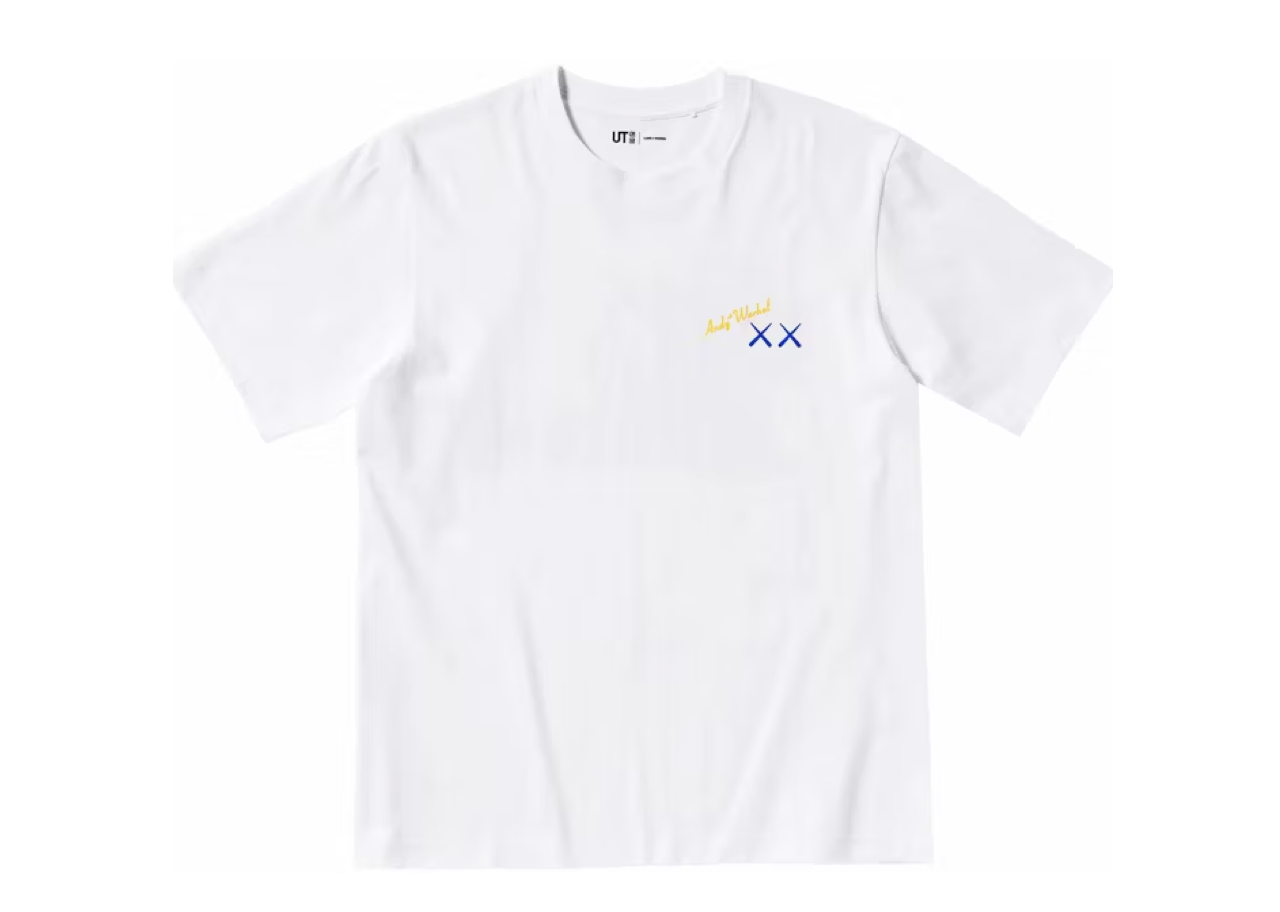 Uniqlo X Kaws Warhol UT White Banana