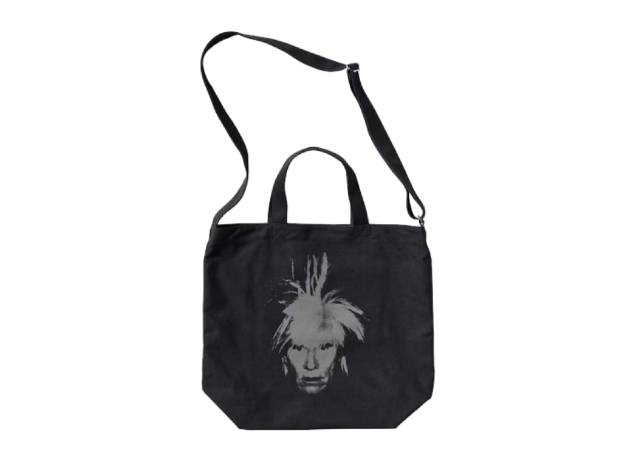 Uniqlo x Kaws Warhol 2WAY Tote Bag Black - photo 2