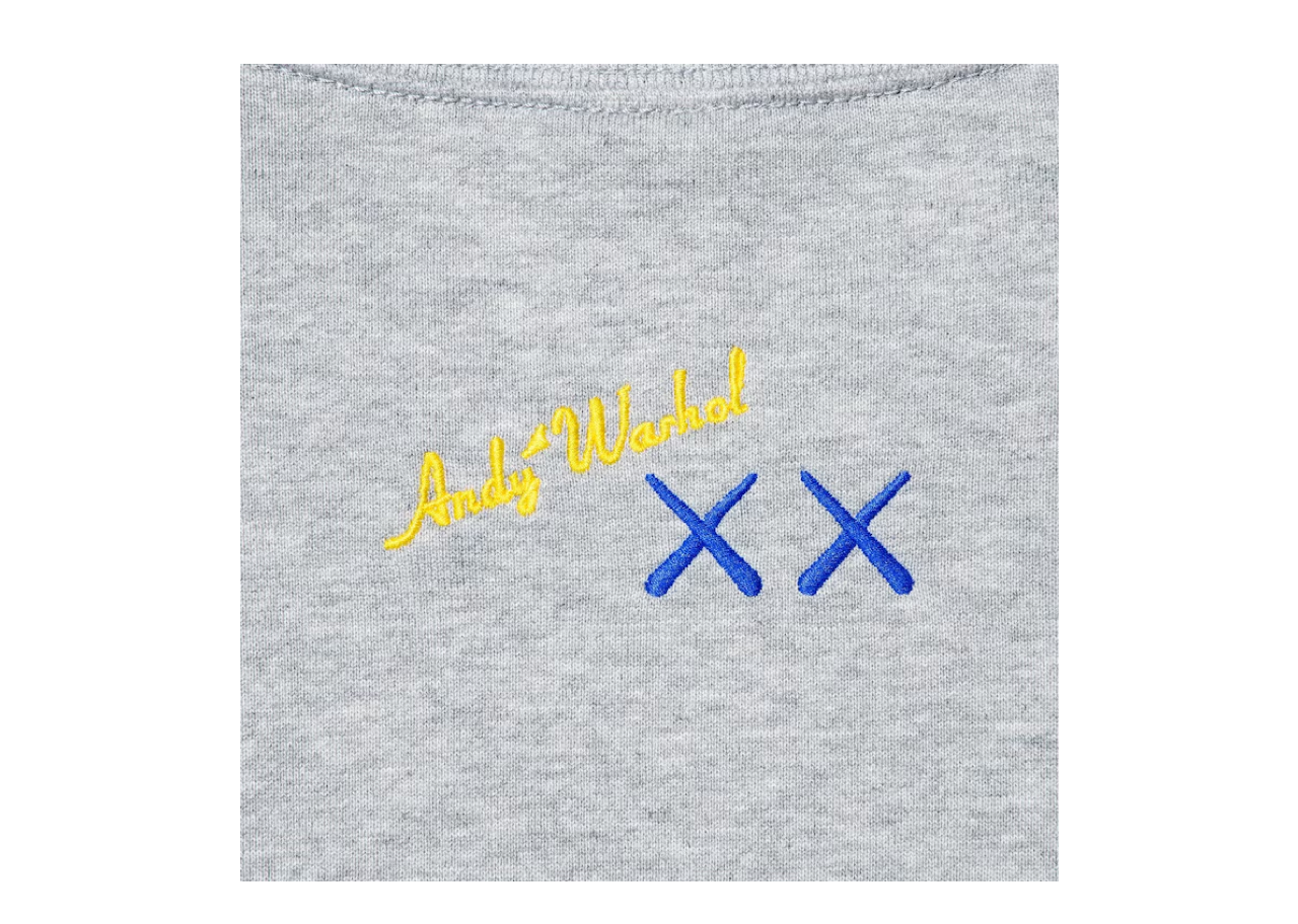 Uniqlo X Kaws X Warhol Sweater Gray Banana - photo 4